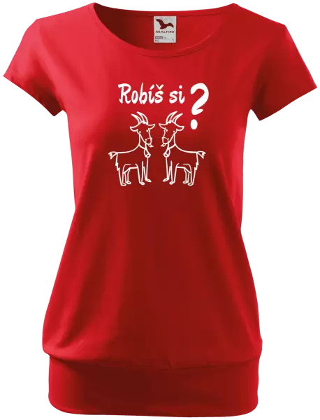 Dámske tričko Robíš si kozy? 