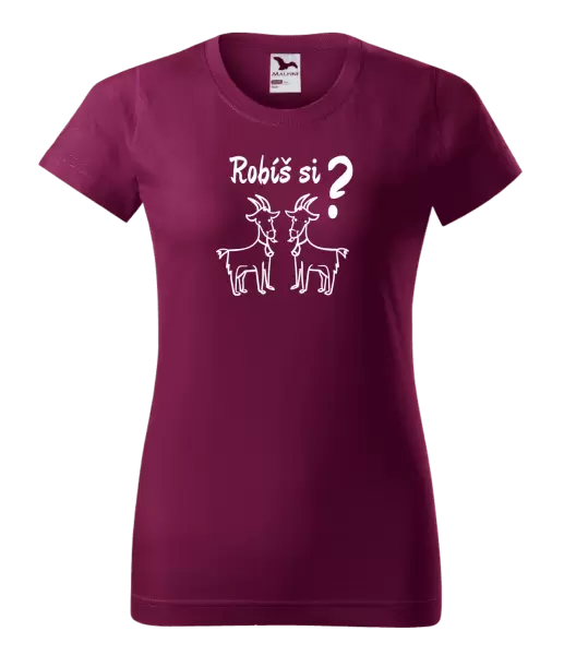Dámske tričko Robíš si kozy? 