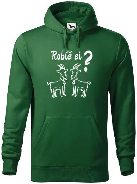 Pánska mikina Robíš si kozy? 