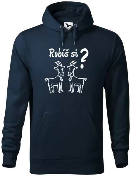 Pánska mikina Robíš si kozy? 