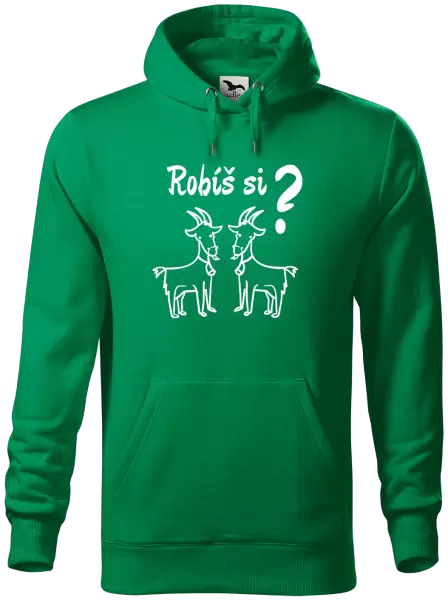 Pánska mikina Robíš si kozy? 