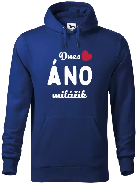 Pánska mikina Dnes ÁNO miláčik