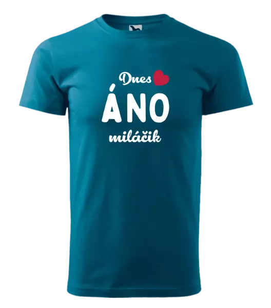 Pánske tričko Dnes ÁNO miláčik