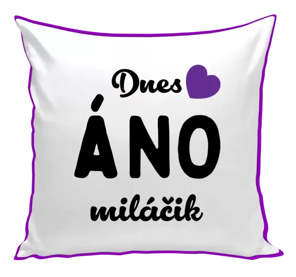 Vankúš Dnes ÁNO miláčik