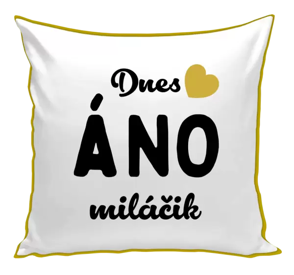 Vankúš Dnes ÁNO miláčik