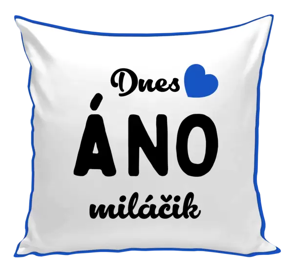 Vankúš Dnes ÁNO miláčik