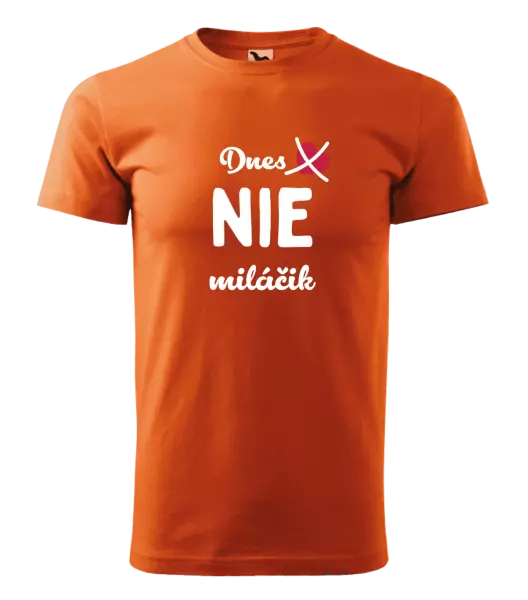 Pánske tričko Dnes NIE miláčik
