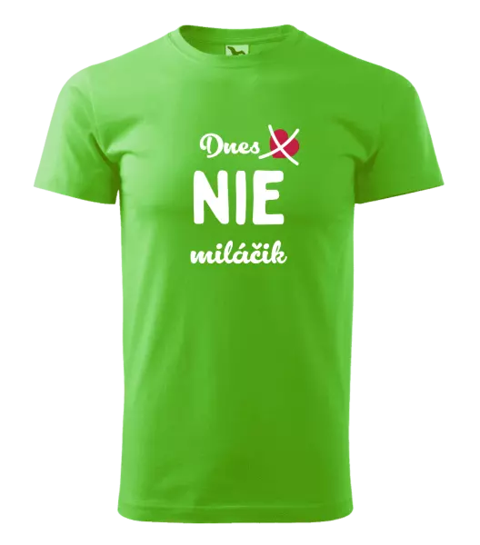 Pánske tričko Dnes NIE miláčik