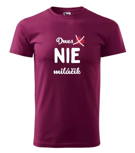 Pánske tričko Dnes NIE miláčik
