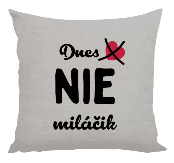 Vankúš Dnes NIE miláčik