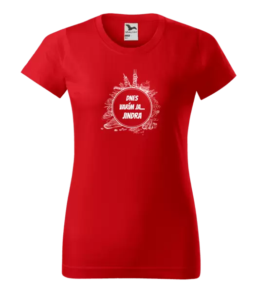 Dámske tričko Dnes varím ja... meno 