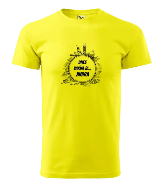 Pánske tričko Dnes varím ja... meno 