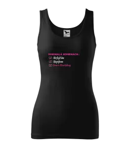 Dámske tielko Dokonalá kombinácia - nefajčím, nepijem, som z... 