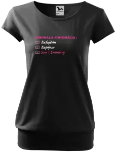 Dámske tričko Dokonalá kombinácia - nefajčím, nepijem, som z... 