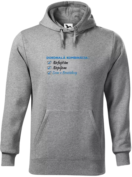 Pánska mikina Dokonalá kombinácia - nefajčím, nepijem, som z... 