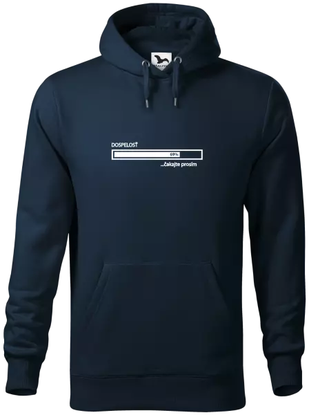 Pánska mikina Dospelosť - čakejte prosím