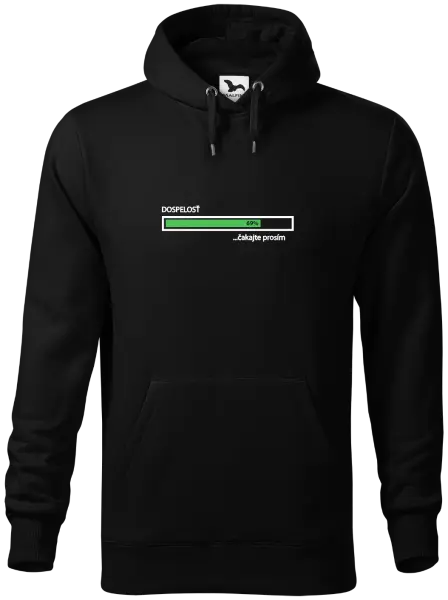 Pánska mikina Dospelosť - čakejte prosím