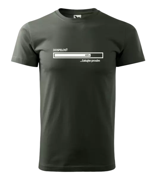 Pánske tričko Dospelosť - čakejte prosím