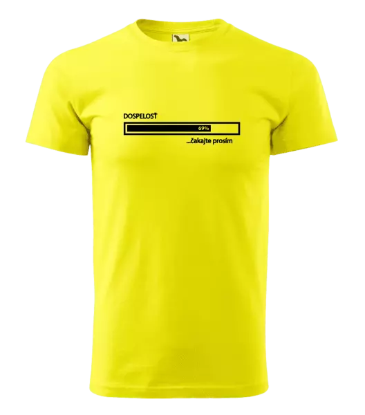 Pánske tričko Dospelosť - čakejte prosím