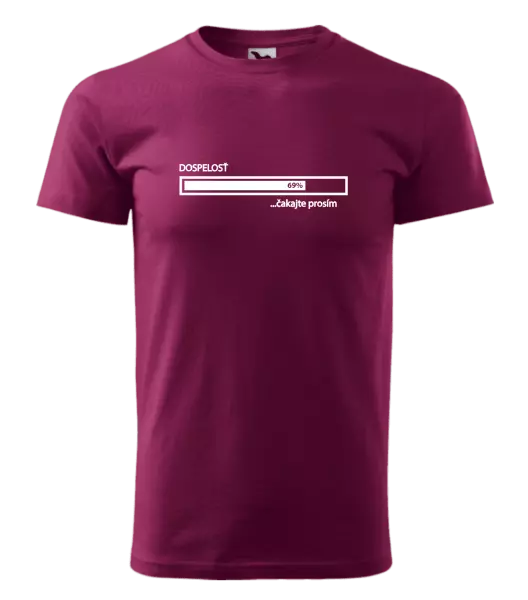 Pánske tričko Dospelosť - čakejte prosím