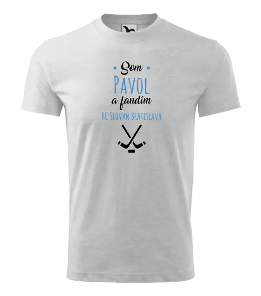 Detské tričko Fandím hokeju s menom