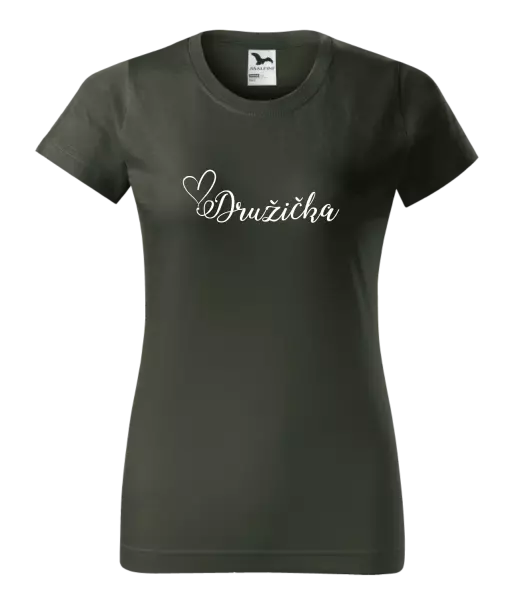 Dámske tričko Družička so srdiečkom