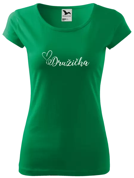 Dámske tričko Družička so srdiečkom