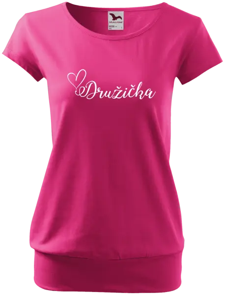 Dámske tričko Družička so srdiečkom