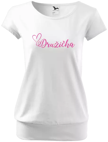 Dámske tričko Družička so srdiečkom