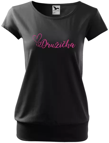 Dámske tričko Družička so srdiečkom