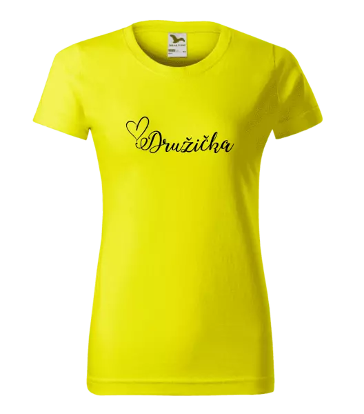 Dámske tričko Družička so srdiečkom