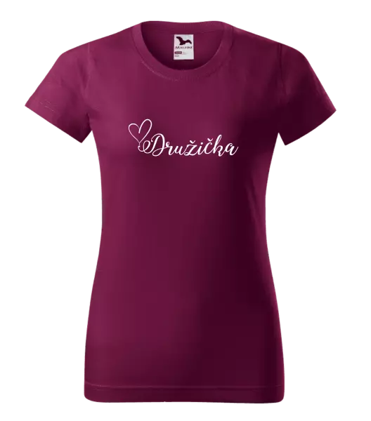 Dámske tričko Družička so srdiečkom