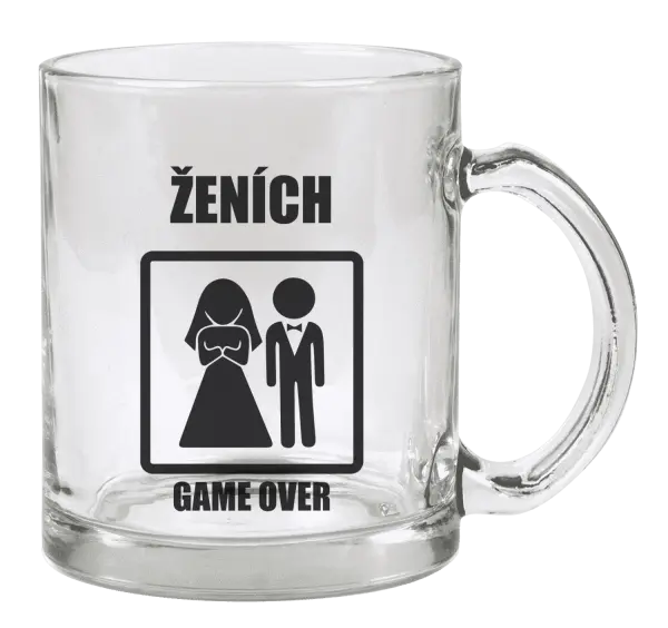 Hrnček Game over  - ženích 