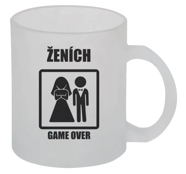 Hrnček Game over  - ženích 