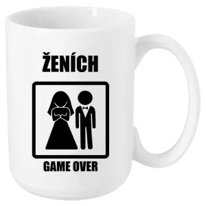 Hrnček Game over  - ženích 