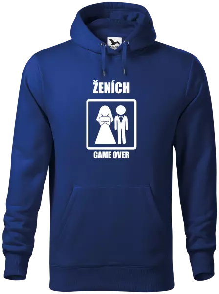 Pánska mikina Game over  - ženích 