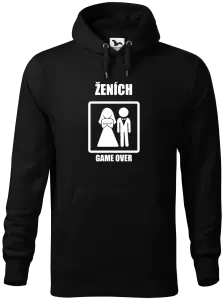 Pánska mikina Game over  - ženích 