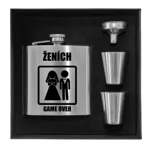 Ploskačka v krabičke Game over  - ženích 