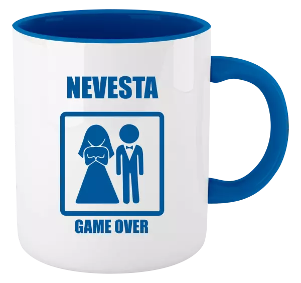 Hrnček  Game over - nevesta