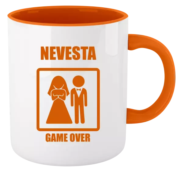 Hrnček  Game over - nevesta