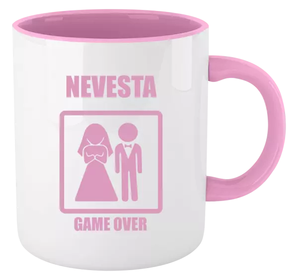 Hrnček  Game over - nevesta