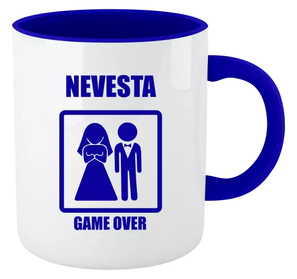Hrnček  Game over - nevesta