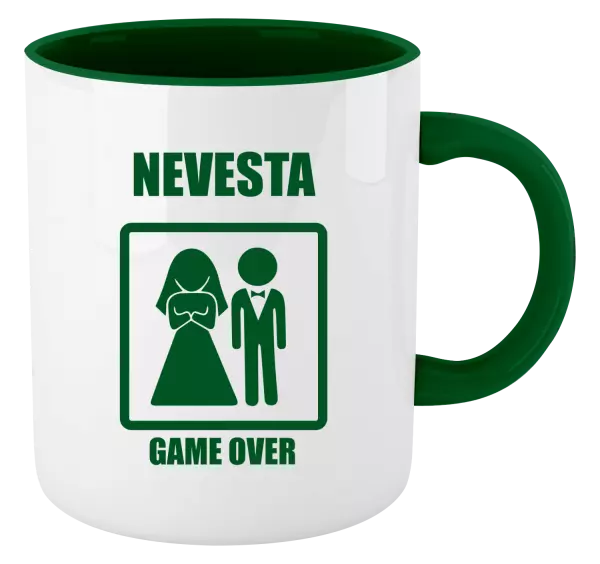 Hrnček  Game over - nevesta