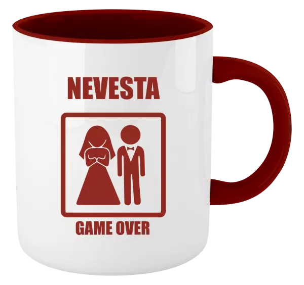 Hrnček  Game over - nevesta