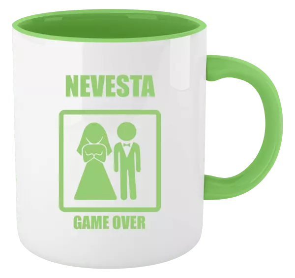 Hrnček  Game over - nevesta