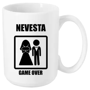 Hrnček Game over - nevesta