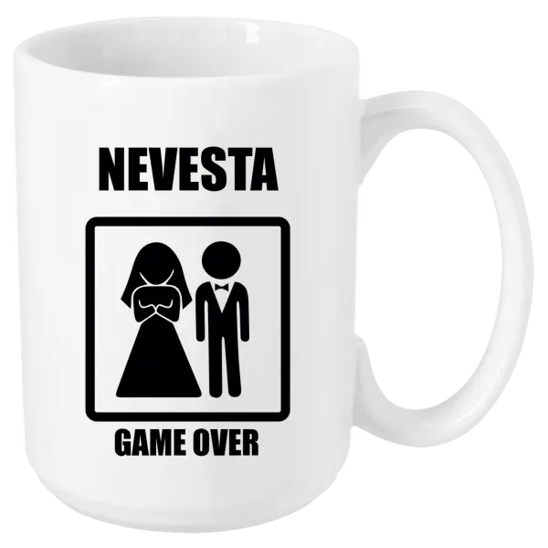 Hrnček Game over - nevesta