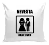 Vankúš Game over - nevesta