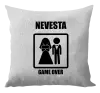 Vankúš Game over - nevesta