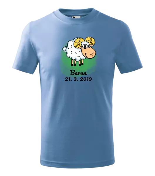 Detské tričko Baran 21. 3. až 20. 4.